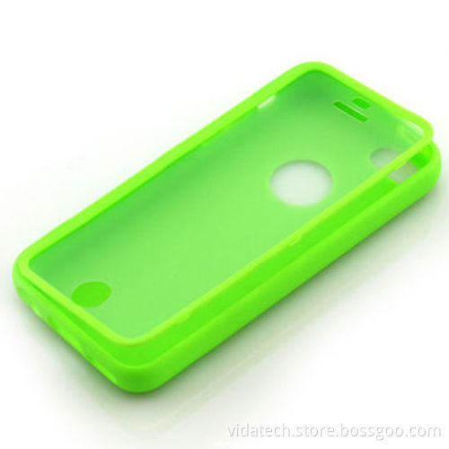 Flip TPU case cover for iPhone 5C, semi-transparent, manufacturer